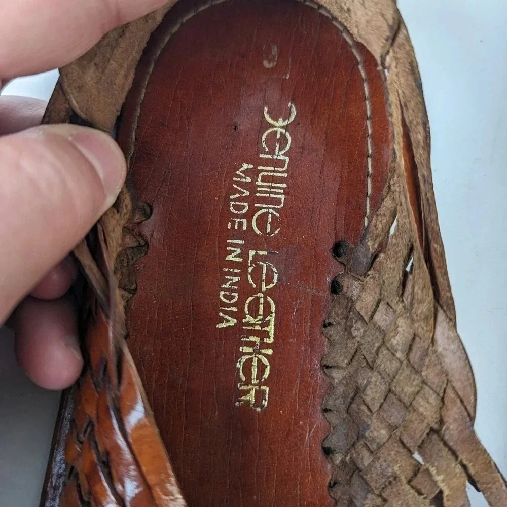 Vintage Huraches Leather Sandals -9